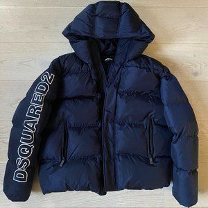 DSQUARED2 - NWOT - NEW Puffer Jacket Navy Blue 16y
